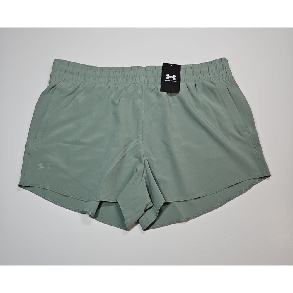 Under Armour UA Vanish 3" Green Pull On Shorts Womens‎ Size 2X NWT